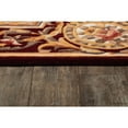 thumbnail image 3 of Momeni Harmony India Hand Tufted Wool Transitional Burgundy Area Rug 2' X 3', 3 of 4
