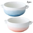 thumbnail image 2 of 2PCS Ceramic Bowl Professional Simple Non-slip Rice Bowl Soup Bowl Dessert Bowl, 2 of 10