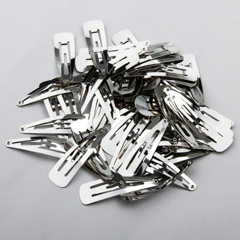 30 pcs Black Mini hair snap Claw Clips for hair crafts size 12 mm