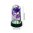 thumbnail image 3 of Nmdmisc Rose Flower Gifts for Women,Galaxy Rose in Glass Dome,Lighted Eternal Flower,Forever Rose,Mom Womens Gifts for Christmas-Valentines Day Gifts for Her -A, 3 of 6