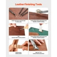 thumbnail image 4 of Professional Leather Crafting Kit,59-Piece Complete Set with Heavy-Duty Roll for Embossing,Engraving&Sewing | Perfect for Leatherwork,DIY Enthusiasts&Artisans, 4 of 6