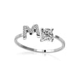 thumbnail image 1 of DPTALR Exquisite 26 English Alphabet Style Ring Letter Copper Ring, 1 of 1