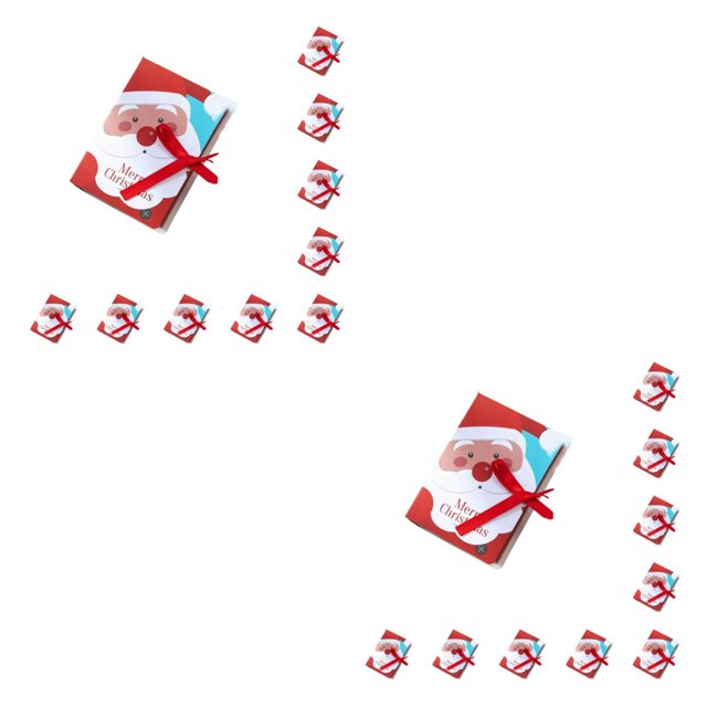 Monstrate Cajas de dulces de Navidad con forma de caja de galletas artesanales, contenedores de comida de árbol, decoración de embalaje para Type1 NO1