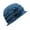Blue, variant on Baseball Caps Elegant Winter Wool Hat for Women Cloche Style Headwear with Flower Detailing Winter Cap for Everyday Wear Black