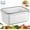 Gray, variant on 4-in-1 Fruit Storage Containers for Fridge, Transparent Plastic Food Box with Removable Drain Basket, Airtight Produce Keeper for Vegetables & Berries