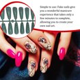 thumbnail image 3 of Soidarity 24 piezas de uñas postizas de cobertura completa extralarga prensa en estilo ataúd puntas de uñas artificiales suministros de Type1 NO1, 3 of 6