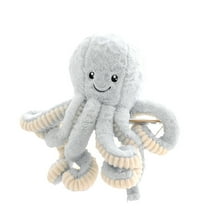 BESTSKY Octopus Plush,18cm Cute Design Baby Stuffed Animals,Soft Plush Kids Favorite Small Stuffed Animals,White