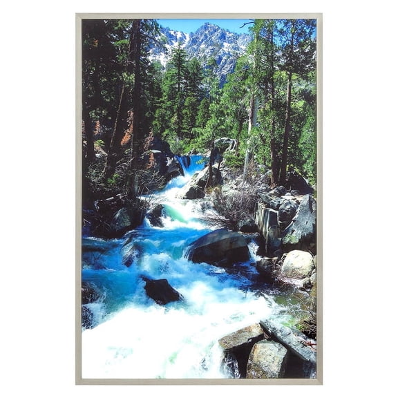 Yosemite Home Decor "Eagle Falls" Glass/Wood Photographic Art in Multi-Color