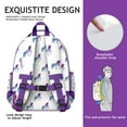 thumbnail image 5 of Unicorn & Sun Fantasy Backpack - Waterproof School Bag with Side Pockets, Lightweight & Secure Fit for Commuters, 5 of 5