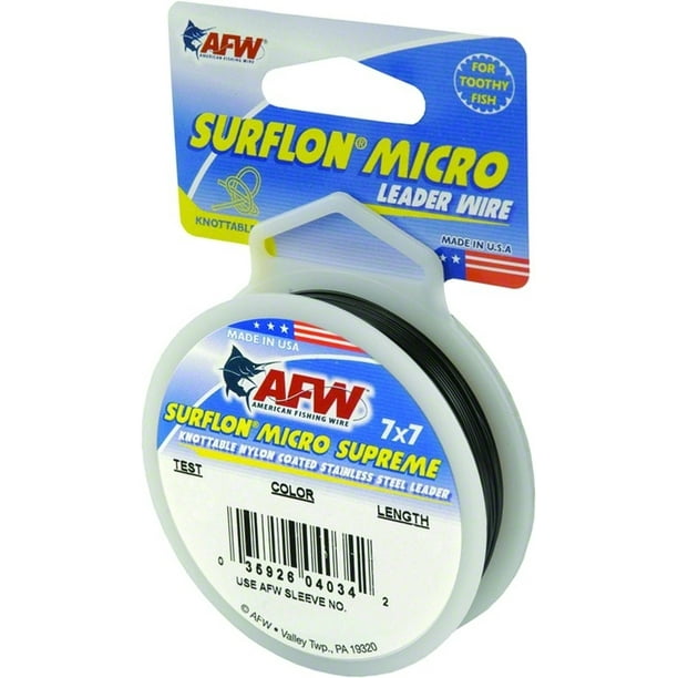 American Fishing Wire Surflon Micro Supreme Nylon Coated 7x7