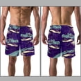 thumbnail image 3 of luoweisi Men's Beach Shorts Quick Dry Swim Trunks with Mesh Lining Crocodile L, 3 of 5