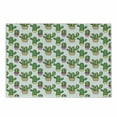 thumbnail image 1 of Cactus Cutting Board, Vases and Pots with Flowers Cartoon Drawing Colorful Summer Plants Design, Decorative Tempered Glass Cutting and Serving Board, Small Size, Peach Pink Green, by Ambesonne, 1 of 1