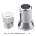 thumbnail image 3 of SeekLGT Tire Valve Caps Stem Covers Plastic Durable Round Set Car And Bicycle Accessories Replacement Valve Caps, 3 of 4