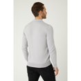 thumbnail image 2 of Burton - Polo Punto de Mezcla de Algodón para Hombre (Gris Claro), 2 of 3