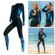 thumbnail image 5 of Traje de baño de manga larga Shamjiam para mujeres jóvenes con capucha Cremallera Traje de buceo de cuerpo completo, 5 of 9