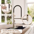thumbnail image 6 of Boyel Living Kitchen Faucet Brushed Nickel, 2 Mode 1.8 gpm Single Handle Kitchen Sink Faucet, Kitchen Faucet for Kitchen Sink, 6 of 8
