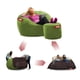 thumbnail image 2 of Puff Cama Matrimonial 2 en 1 con Taburete Baggy Verde Manzana 140 x 180 cm, 2 of 3