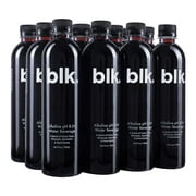 blk premium alkaline water infused with fulvic trace, 16.9 ounce bottles (pack of 24)