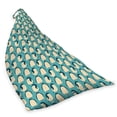 thumbnail image 2 of Penguin Lounger Chair Bag, Arctic Birds Animal Characters Pattern on Teal Background South Pole Fauna, High Capacity Storage with Handle Container, Lounger Size, Multicolor, by Ambesonne, 2 of 5