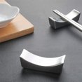 thumbnail image 3 of 4er-Ensemble Essstbchenablage en Acier Inoxydable, Essstbchenhalter, Essstbchenablage Fourrure pour Familles Restaurants (Argent), 3 of 4
