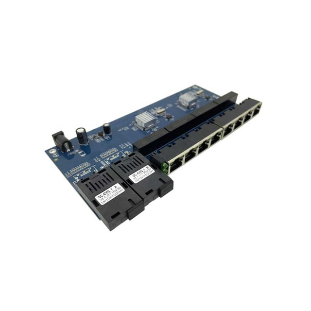 Moyic Conmutador PoE inverso portátil para el hogar, oficina, Hotel, escuela, Internet, fibra óptica, autoadaptable, interruptores de red, cámara de Teléfono y Comunicación