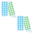 thumbnail image 1 of Molde para cubitos de hielo Zhivalor 4 Moldes de Silicona con Tapa y Clip Sin BPA, 1 of 5