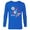 Navy, variant on Disney Donald Duck Sports Football Soccer Fun & Games 2024- Long Sleeve T-Shirt for Men - Customized-Navy