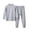 Light Ashy, variant on TIREOW Girls and Boys Sleepwear 2 Piece Set Half Turtleneck Long Sleeve Layer Top and Long Pants Kids Soft Cotton Loungewear Underwear Set