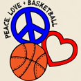 thumbnail image 3 of CafePress - PEACE, LOVE, B BALL Light T Shirt - Men's Classic Graphic T-Shirt, 3 of 4