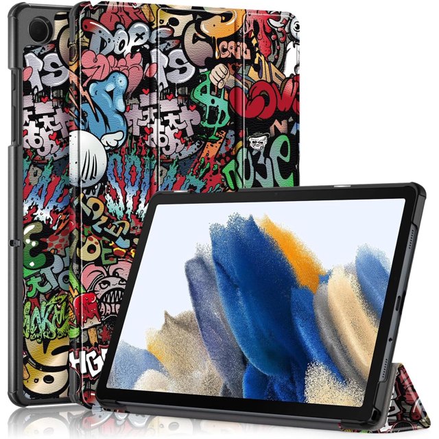 KOMI Slim case for Galaxy Tab A9+ A9 Plus(2023 Model: SM-X210/X215/X216) Smart flip Leather case 3-fold Stand Function Hard PC Back Cover