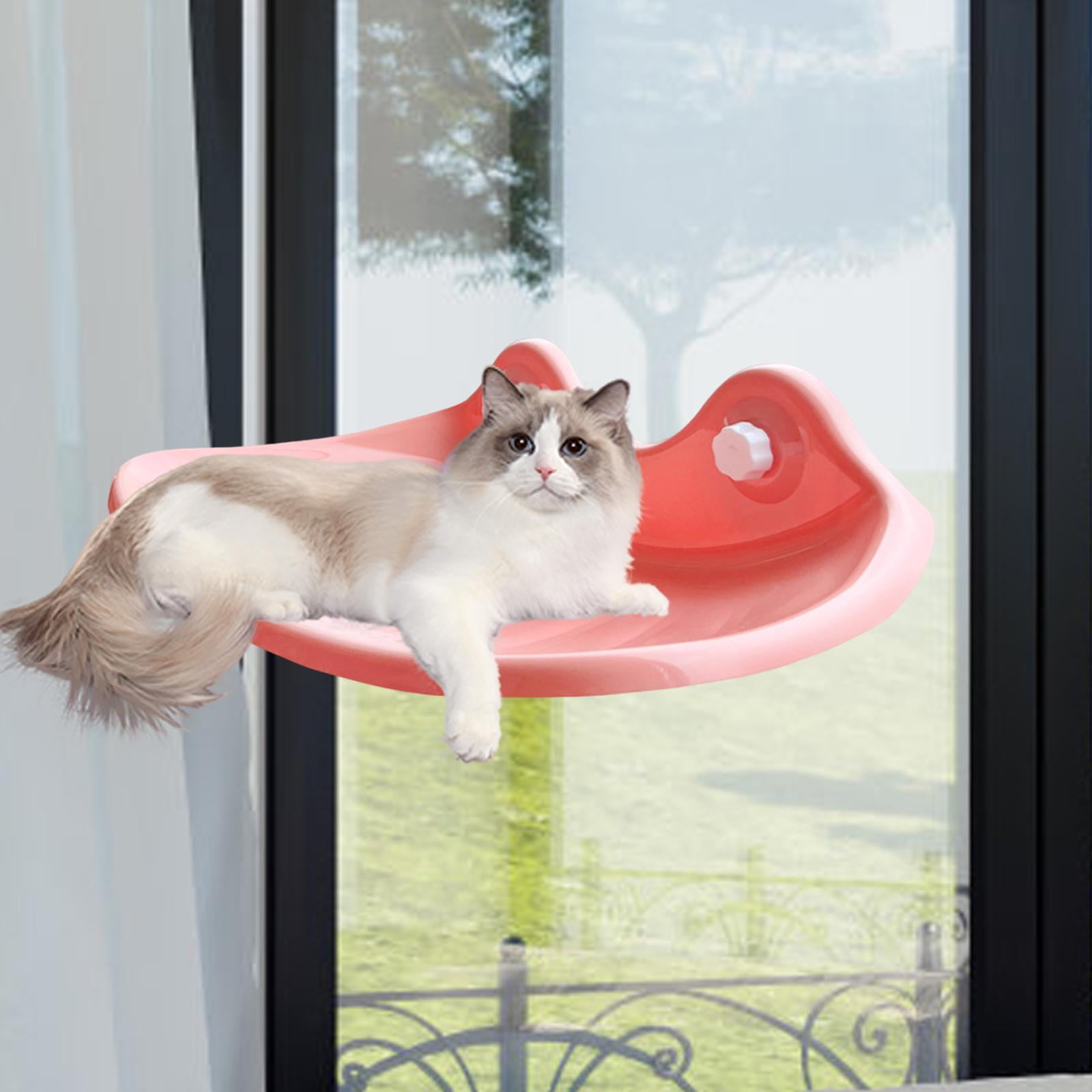 Cat Window Hammock Cat Window Perch Resting Shelf Easy Install PETG Material for Pet Owners Apartment