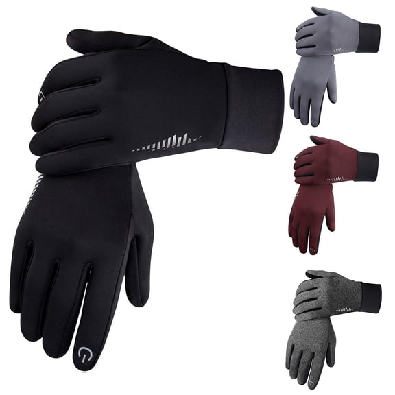 Unisex Thermal Touchscreen Running Gloves Warm Lined for Cycling Walking and Riding