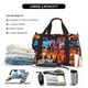 thumbnail image 5 of Fotbe Magical Stained Glass Castle Bolsa de Viaje con Estampado, Bolsa de Fin de Semana para Mujer con Compartimento para Zapatos, Bolsa de Gimnasio con Bolsillo Húmedo, 5 of 7
