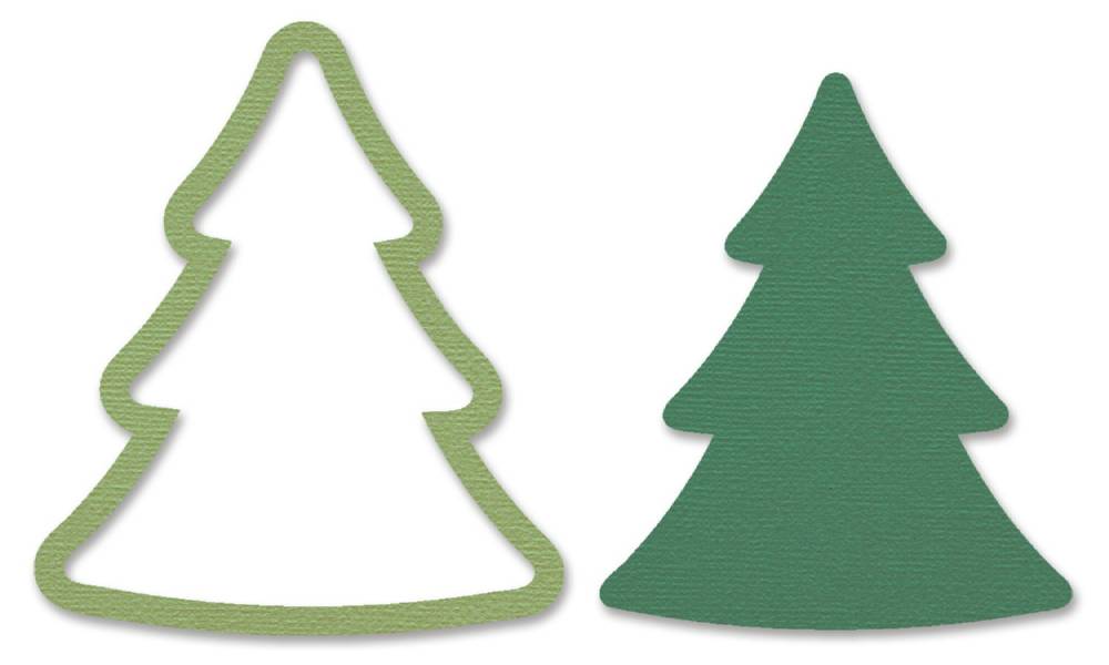 Sizzix Framelits Fustelle E Timbri - Set 8 Pezzi Con Timbri Trasparenti Tim Holtz - Seasons Greetings, Per Big Shot