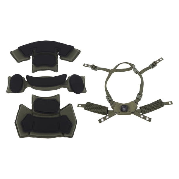 Kit de acolchado para casco, sistema de suspensión del dial del casco Sistema de suspensión del forro del casco Sistema de suspensión con correa para la barbilla del casco Lo mejor de la línea