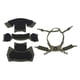 thumbnail image 1 of Kit de acolchado para casco, sistema de suspensión del dial del casco Sistema de suspensión del forro del casco Sistema de suspensión con correa para la barbilla del casco Lo mejor de la línea, 1 of 8
