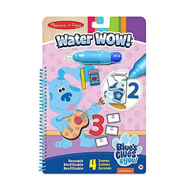 Bloc de Actividades de Viaje Water Reveal Melissa & Doug Blues Clues