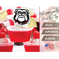 thumbnail image 5 of Georgia Bulldogs Party Supplies (42 Pieces) for Graduation, Football Tailgating, Birthday Party Decorations with Banner and Cake Toppers Decorations, 5 of 5