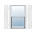 thumbnail image 4 of Ekena Millwork 12"W x 39"H Lifetime Vinyl, Standard Three Board Spaced, Board-n-Batten Shutters, w/Installation Shutter-Lok's & Matching Screws (Per Pair), Black, 4 of 8
