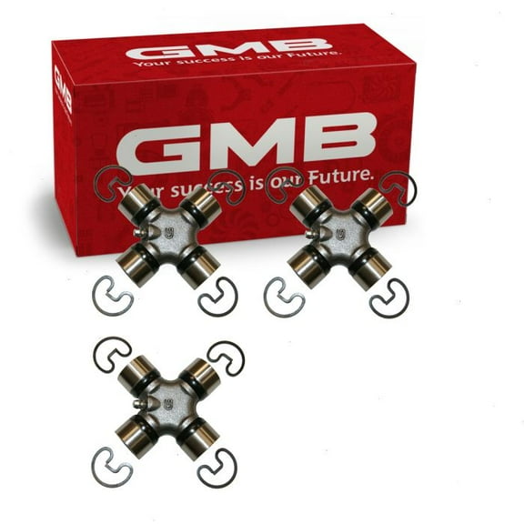 3 pc GMB Rear Shaft All Universal Joints compatible with Jeep Grand Cherokee 4.0L 4.7L L6 V8 1993-2004