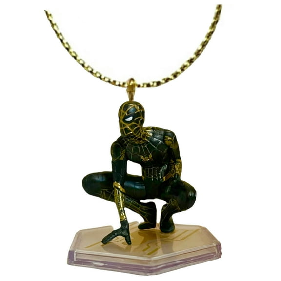Spiderman Black Suit Ornament No Way Home Spider Man Figurine Figure Pvc Charm