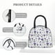 thumbnail image 4 of Balery Lavender Bicycle Bolsa de Almuerzo para Mujeres, Caja de Almuerzo, Bolsa de Almuerzo Pequeña Impermeable, Tote de Almuerzo Reutilizable con Gran Capacidad, 4 of 6
