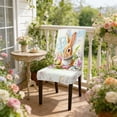 thumbnail image 1 of CaiYueKe Easter Bunny Chair Covers Set, Holiday Dining Decor, Festive Party Chair Slipcovers, Spring Home Table Setting, Washable Decorative Covers for Kitchen Dining Room Gatherings, 1 of 7