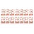 thumbnail image 2 of Office Binder Clips, Rose Gold Binder Clips Plating Process Cute  For School For Home Sunflower,Flower, 2 of 8