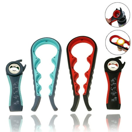 

Wirlsweal 1 Set Can Opener Kit Multi-purpose Ergonomic Handheld Twist Off Lid Quick Opening Bottle Opener Bar Accessories