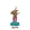A001- Style A, variant on Glitter Number 7 Birthday Candle with Crown Topper Color Block Cake Topper for 7Th Birthday Party for Girls