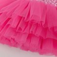 thumbnail image 4 of WhouRiu Girls Sleeveless Mesh Tutu Dress Fashion Graphic Crew Neck Tiered Ruffle Dresses Kids Comfortable Cute Ballet Dance Sundress,3-4 Years, 4 of 9