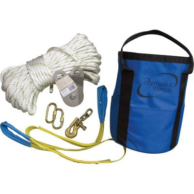 General Purpose Winch - Portable Winch PCA-1002 All-Purpose Pulling Accessories Kit -- No Winch Required