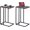 A-Grey, variant on GALAXHERO C Shaped End Tables Set of 2 Side Table for Couch Small Side Table Living Room, Bedroom, Small Space, Brown