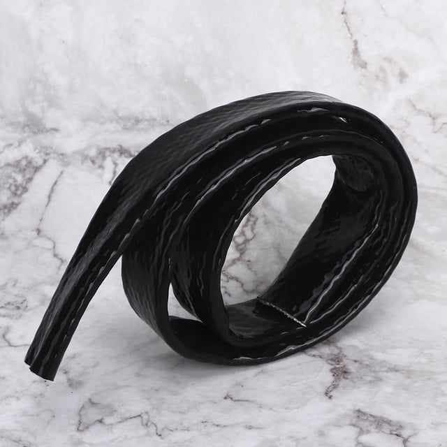 Manguera AN12 Black Fire Manga Flame Flame Hecho de Calor 3/4 x 3.3ft ID DE 0.7 Pulgadas Protector de Manguera de combustible